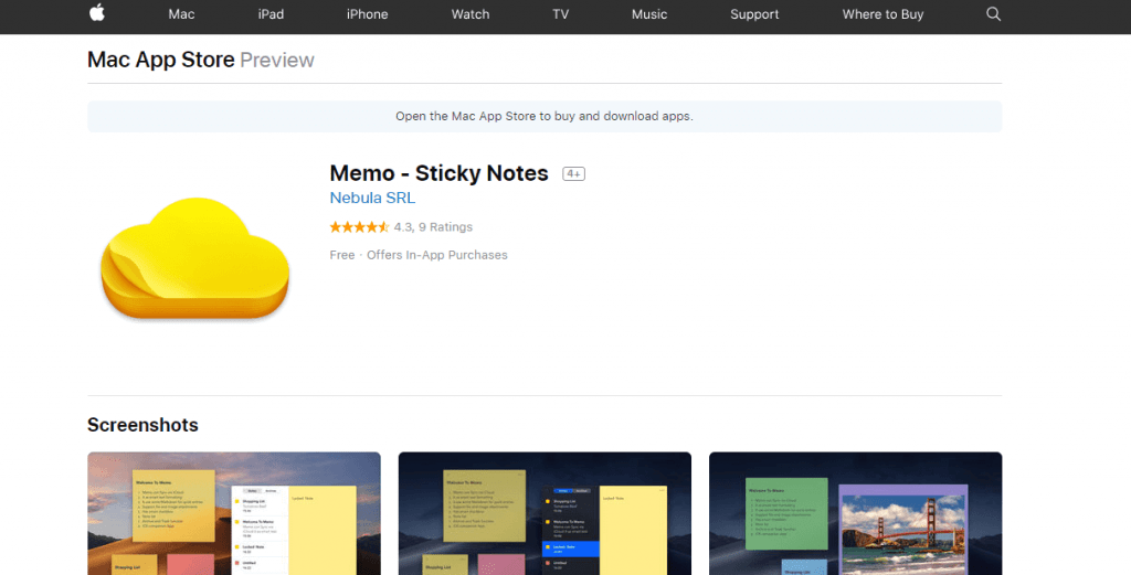 sticky notes for mac sierra